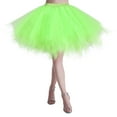 thumbnail image 1 of Tennis Skirts for Women Summer Elegant Skirt for Women Ballet Party with Tutu for Holiday Dance Ensembles Performances Green XL, 1 of 2