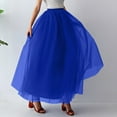 thumbnail image 1 of Tennis Skirts for Women Summer Fashion Mid Length Tutu Dress Adult Mesh Skirt for Women Contemporary Evening Wear Unique Skirt Blue One Size, 1 of 4