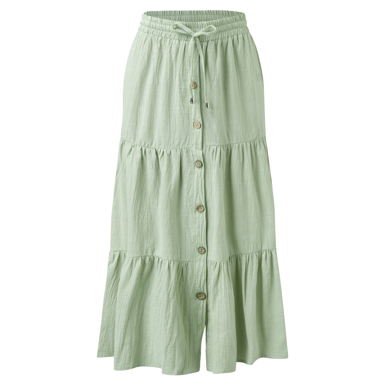 Ladies shop green skirts