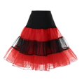 thumbnail image 1 of Skirts for Women Skirt Adult Dancing High Short High Pleated Waist Skirt Womens Summer Clothes Red S, 1 of 2