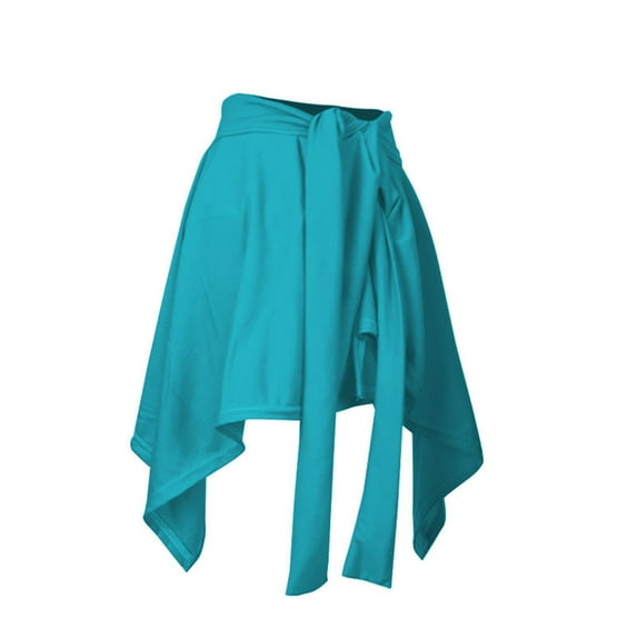 Llgiddwo Skirts for Women Trendy Fashion Solid Color Strappy Skirt with A Hip Covering Scarf Yoga Dance Skirt Summer Women's Skirts on Clearance