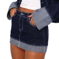 thumbnail image 1 of Skirts for Women Trendy,Jean Skorts for Woman 2026 Trendy High Waisted Y2k Mini Skirt Stretchy Denim Shorts Skort Concert Outfits, 1 of 9