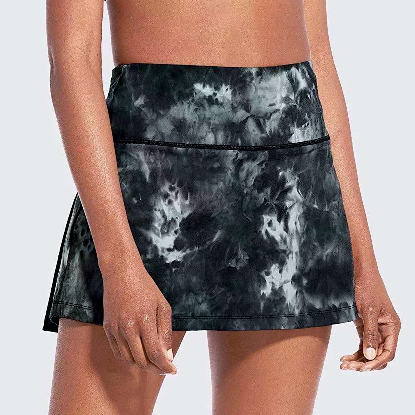 Skirts for Women Women Sport Tennis Golf Culottes Mid Waist Pleated