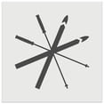 thumbnail image 1 of Skis and Poles Skiing Equipment and Gear DIY Cookie Wall Craft Stencil - 4.5 Inch, 1 of 5