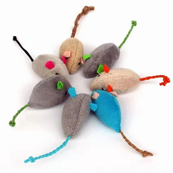 Skitter Critters Value Mouse Catnip Cat Toys (7 ScreeN)