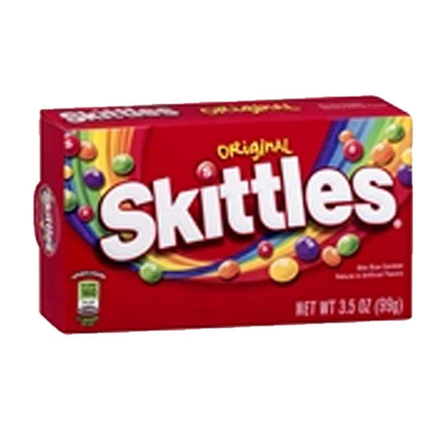 Skittles Bite-Size Candies 12 Count Theater Box- Perfect for movie ...