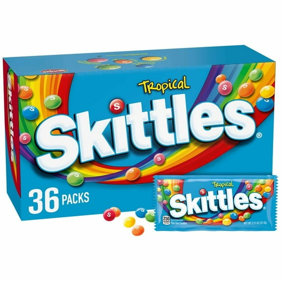 Skittles Bite Size Tropical Candies: 36