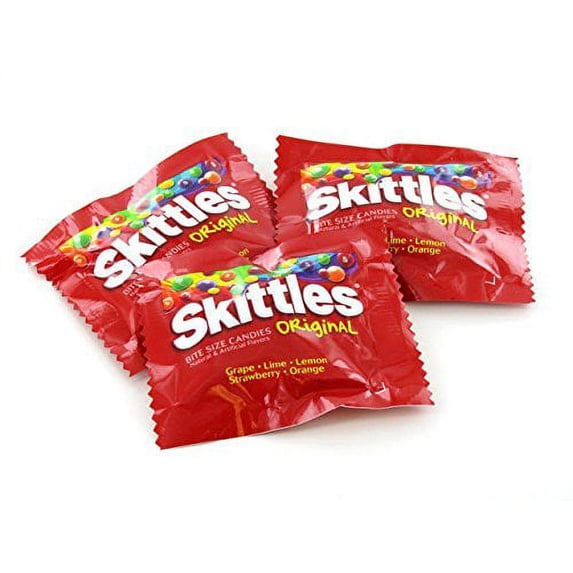 Skittles Fun Size Approximately 140 Packets 5 Pounds