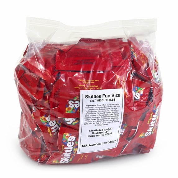 Skittles Fun Size Packs (4 lbs) -by THE NILE SWEETS (w)