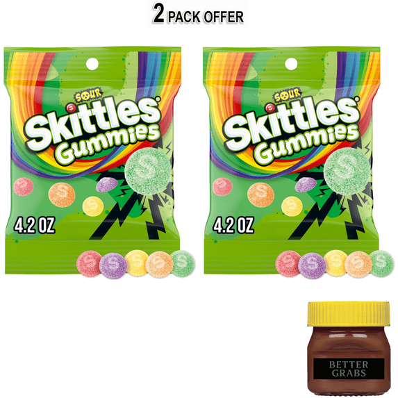 Skittles Gummies Sour Gummy Candy - 4.2 oz