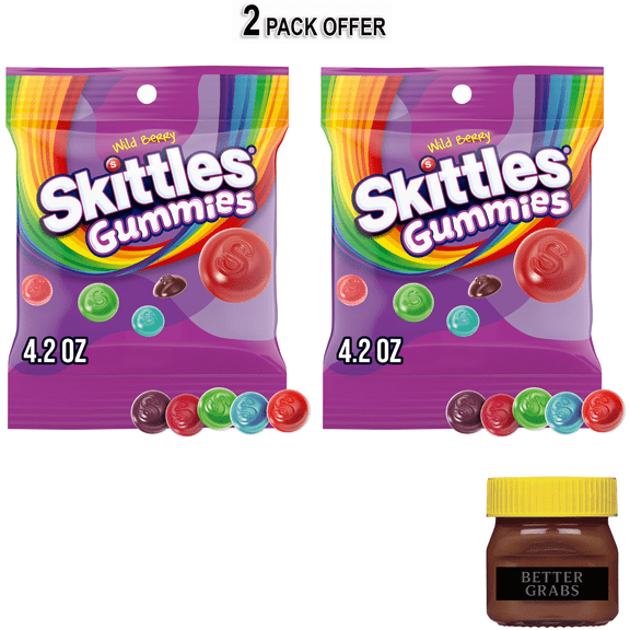Skittles Gummies Wild Berry Gummy Candy - 4.2 oz