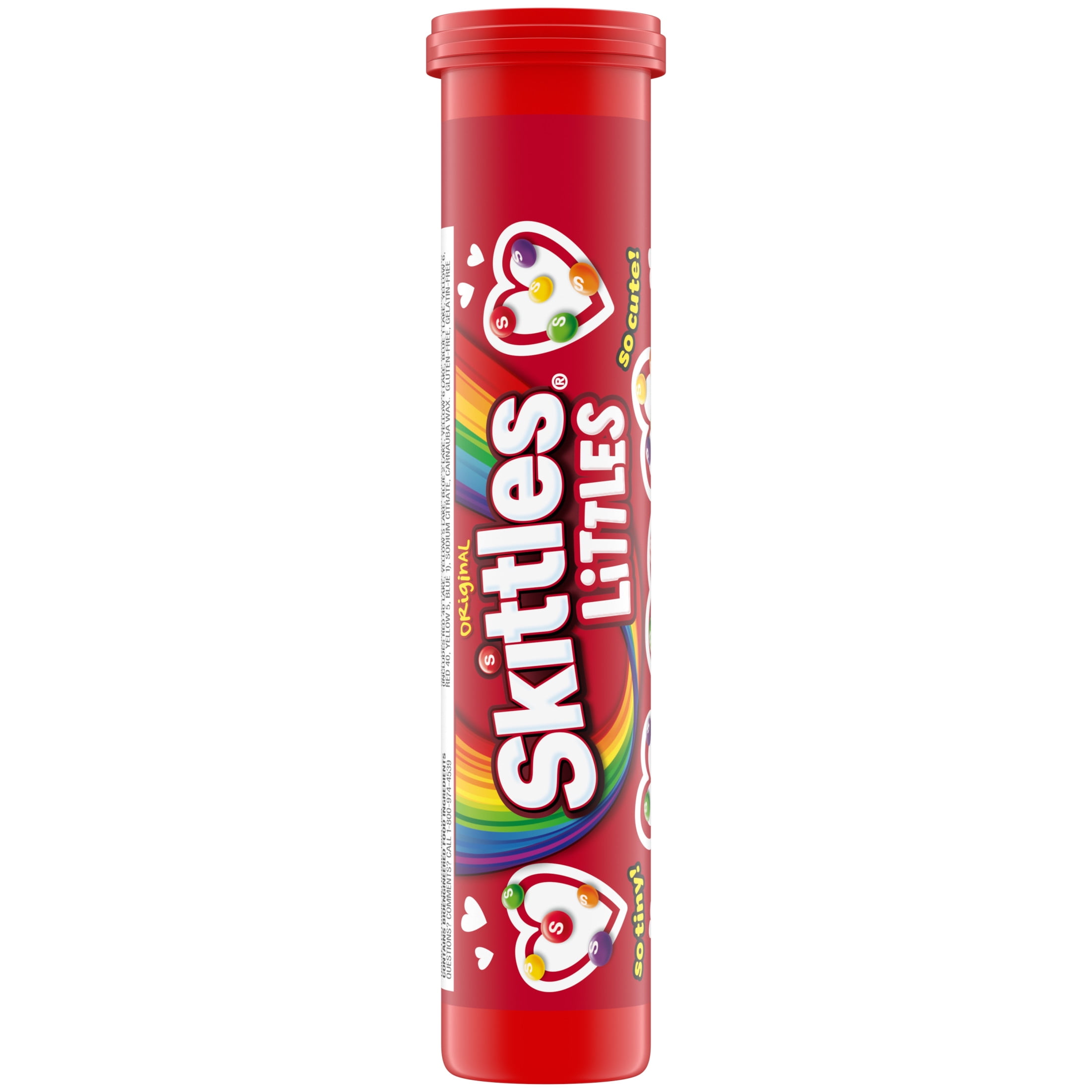 Skittles Littles Original Valentine's Day Chewy Candy Mega Tube