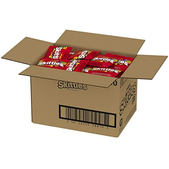 Skittles Original Bulk Chewy Candy Fun Size 4-Pound Box