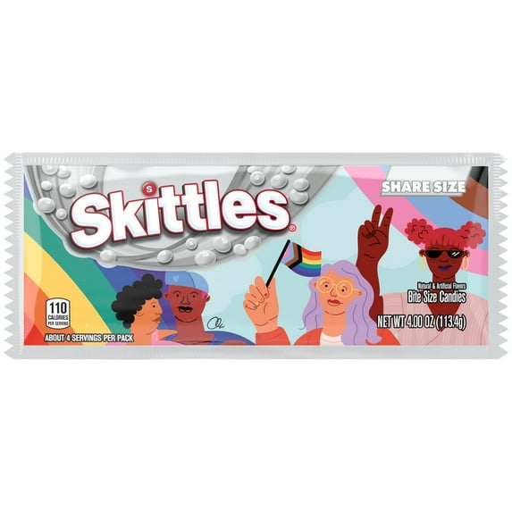 Skittles Original Chewy Candy Limited Edition Pride Pack - 4oz