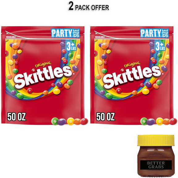 Skittles Original Chewy Candy Party Size, 50 oz