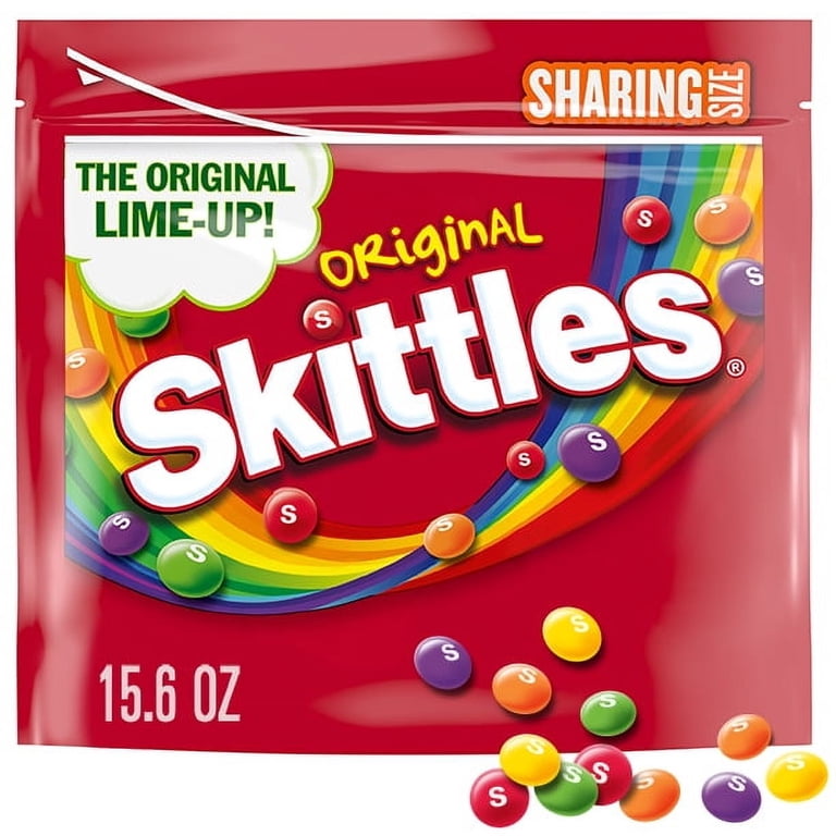 Skittles Original Chewy Candy Sharing Size - 15.6 oz Bag-Pack of 4