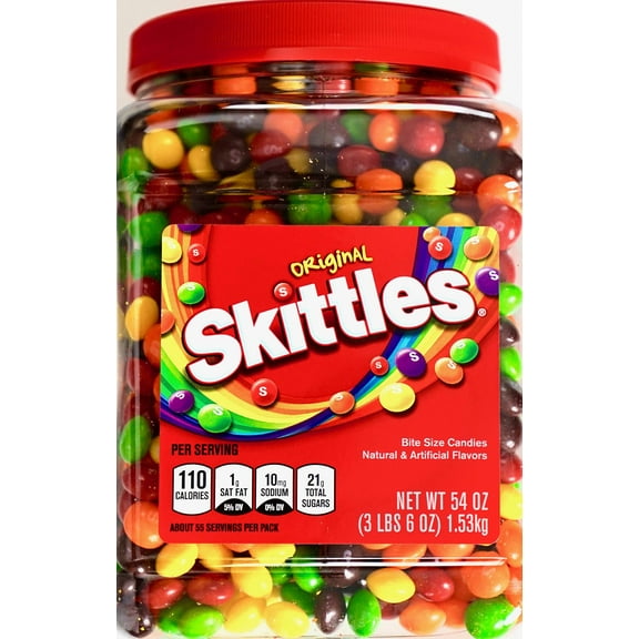 Skittles Original Fruit Candy Pantry-Size, 54