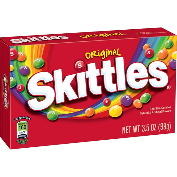 Skittles Original Theater Box, 3.5 oz, 12 Count