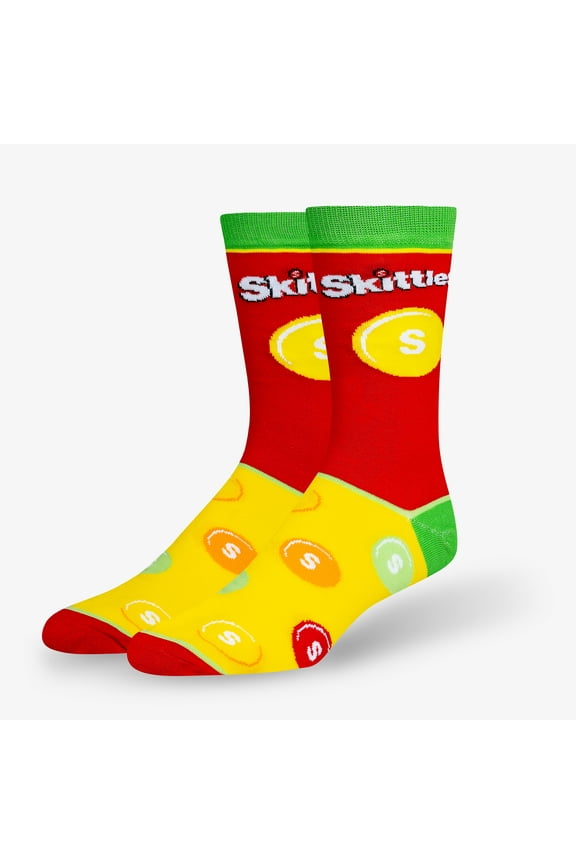 Skittles Red Men's Crew Socks