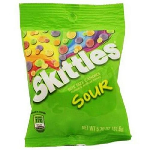 Skittles, Sour, Count 12 (5.7 oz) - Sugar Candy / Grab Varieties & Flavors