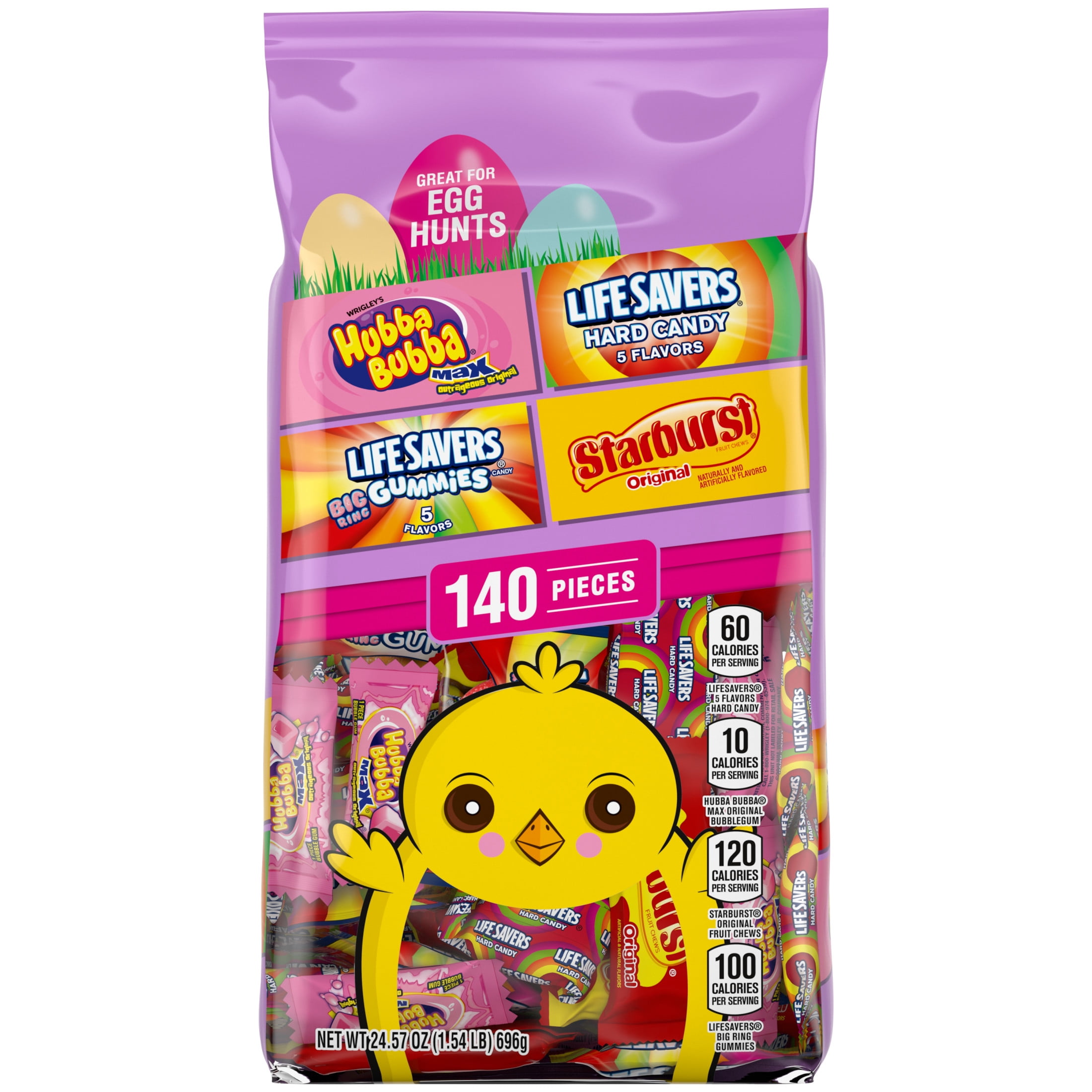 Skittles, Starburst, Life Savers & Hubba Bubba Easter Basket