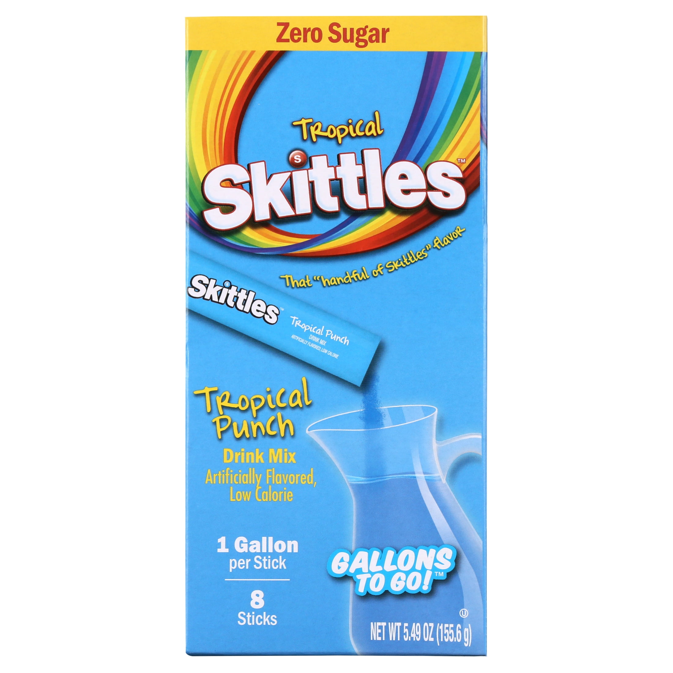 Skittles Zero Sugar GallonstoGo Powdered Drink Macao Ubuy
