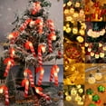 thumbnail image 1 of Skksst Christmas Tree Ornament 10 LEDs 4.9ft Santa Snowman Bulbs Xmas Party Home Decor Fairy String Light, 1 of 2