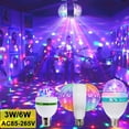 thumbnail image 1 of Skksst E26 E27 RGB Rotating LED Stage Light Bulb DJ Disco Party Strobe Effect Projector Lamp, 1 of 7