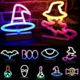 thumbnail image 1 of Skksst Halloween Neon Sign Light USB Power and Battery Operated Home Decoration Night Light, 1 of 3