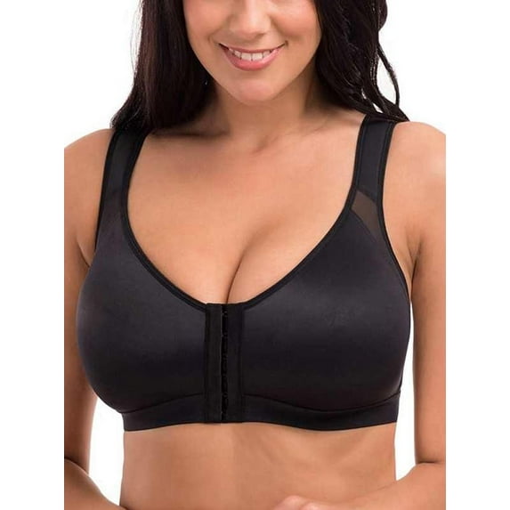 Skksst Plus Size Women Posture Corrector Lingerie Wireless Back Support Sport Yoga Bra