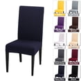 thumbnail image 1 of Skksst Stretch Chair Slipcover Dining Room Banquet Party Washable Seat Cover Removable Protector, Set of 2, 1 of 7