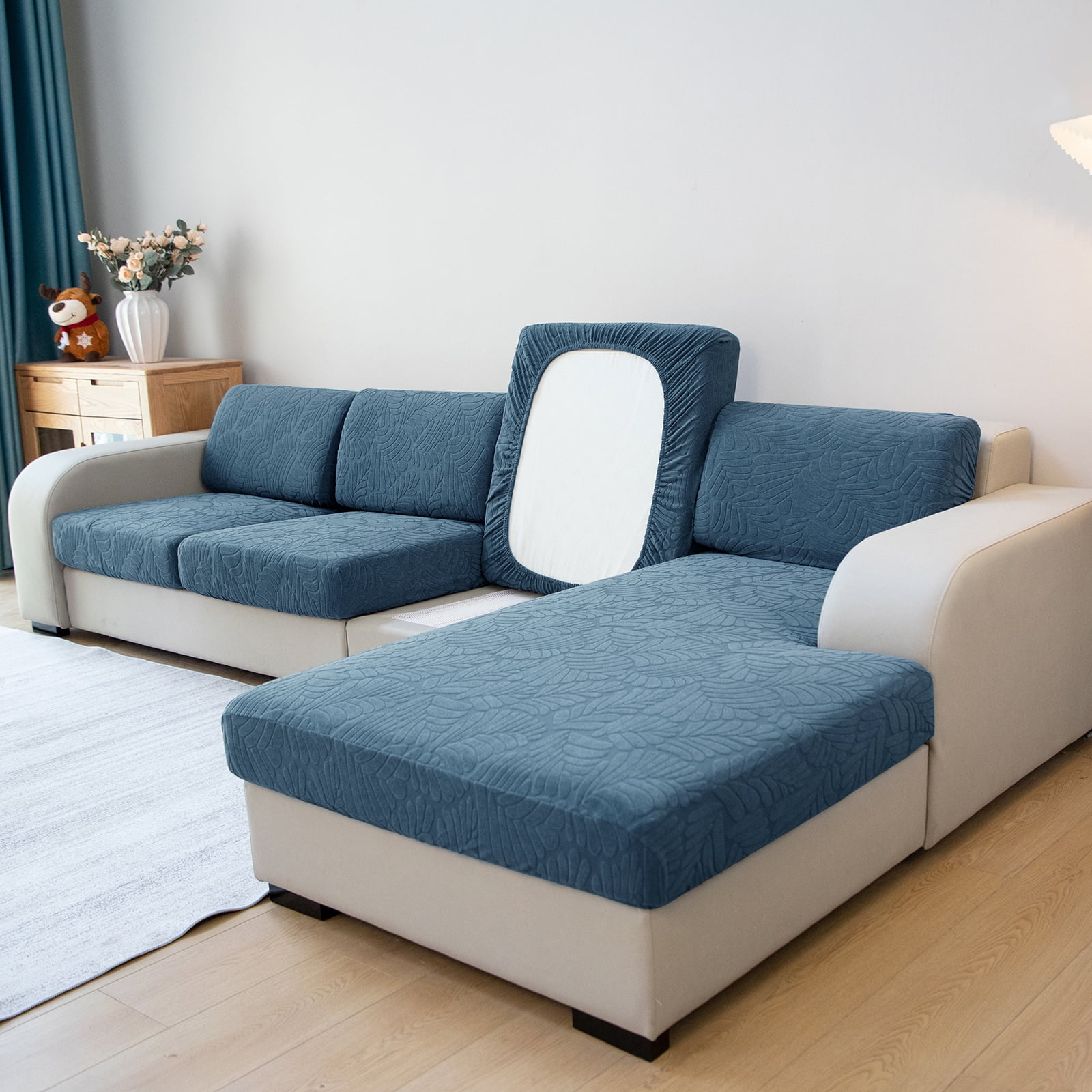 Skksst Stretch Jacquard Sofa Cover Sectional Couch Slipcover
