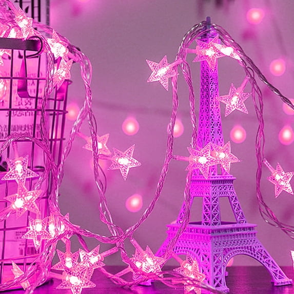 Skksst Twinkle Star String Light 6M USB Powered Christmas Tree Party Bedroom Fairy Wire Lights