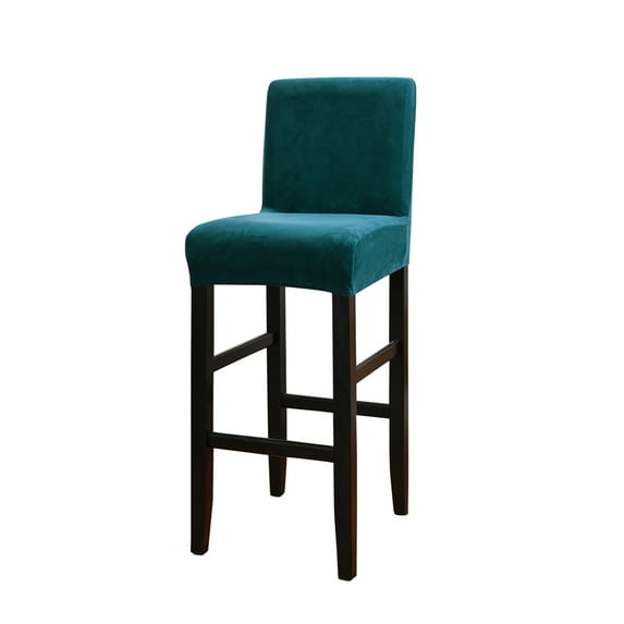 Skksst Velvet Slipcover Bar Stool Counter Pub Chair Cover Removable Seat Portector