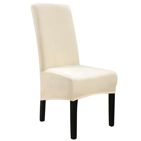 Skksst Waterproof Velvet Dining Chair Slipcover Extra Large Home Banquet Party Seat Protector Cover, Set of 6