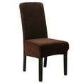 thumbnail image 1 of Skksst Waterproof Velvet Dining Chair Slipcover Extra Large Home Banquet Party Seat Protector Cover, Set of 8, 1 of 7