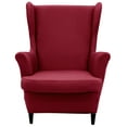 thumbnail image 1 of Skksst Wingback Armchair Slipcover 2-Pieces Home Furniture Portector Wing Chair Sofa Cover, 1 of 7