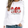 thumbnail image 1 of Skksst Womens Christmas Blouse Novelty Santa Dwarf Xmas Pullover Tops Sweatshirt, 1 of 2