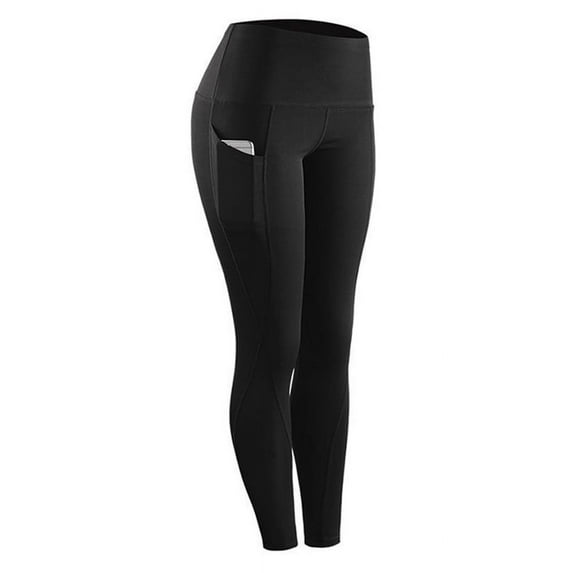 Skksst Womens High Waist Gym Skinny Leggings Pocket Fitness Sports Workout Yoga Pants