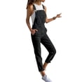 thumbnail image 1 of Skksst Womens Suspender Jumpsuit Denim Jeans Dungaree Pinafore Overall Pants, 1 of 2