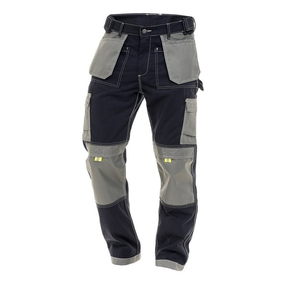 Sklinewears Mens Construction Pants Safety Trousers Multi-Pocket Carpenter Utility pocket Work Pants S7 Navy W40-L32