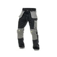 thumbnail image 1 of SkylineWears Men's Utility Work Pants - Carpenter Trousers with Multi-Pockets for Construction Safety Black W30-L30, 1 of 7