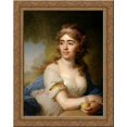 thumbnail image 1 of Skobeeva 24x20 Gold Ornate Wood Framed Canvas Art by Vladimir Borovikovsky, 1 of 2