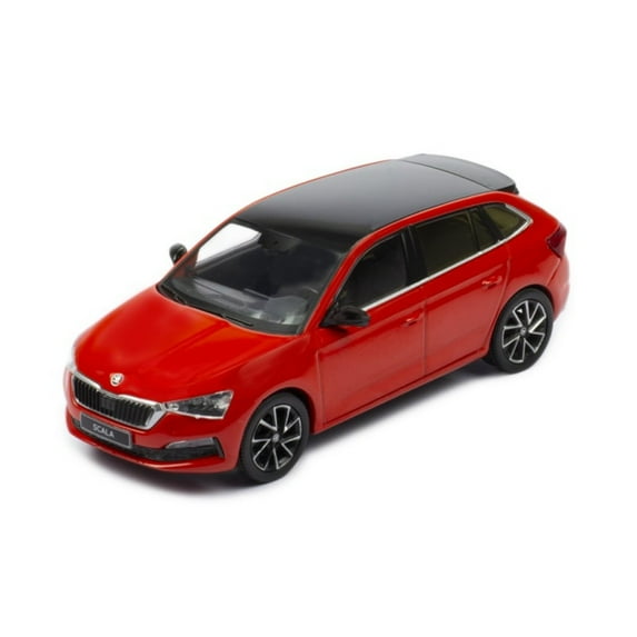 Skoda Scala (2019) 1:43 scale diecast model car in Red by IXO