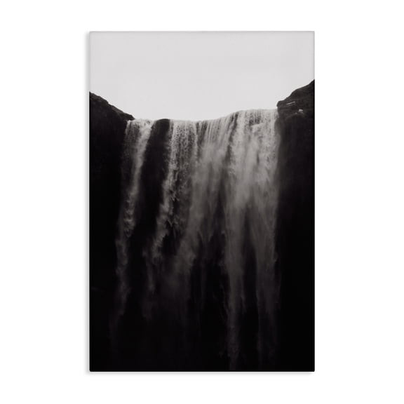 Stupell Industries Skogafoss Icelandic Waterfall Canvas Wall Art, design by Jade Sharp Photo, 30 x 20