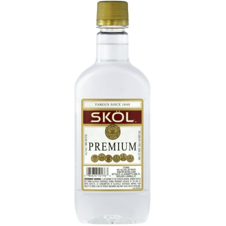 Skol Vodka 750 mL Bottle of Vodka 80 Proof