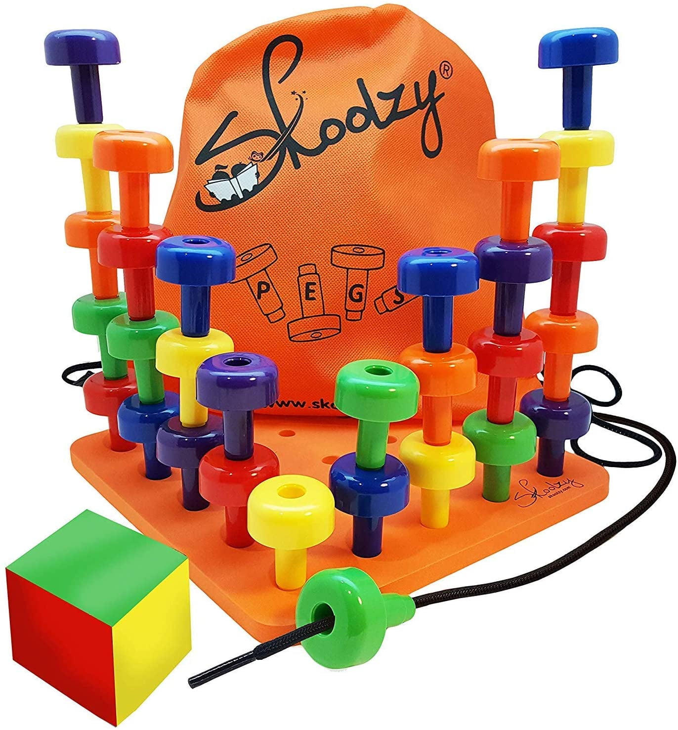 Lil HOUSE Kids Activity Board Busy Board Busyboard Activity Board  Montessori Toy Activity Toy Geoboard Geo Board Pegboard Peg Board 