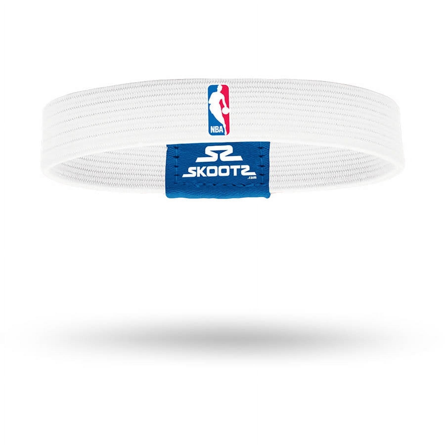 SkootZ Wristband, NBA Logo Man White 