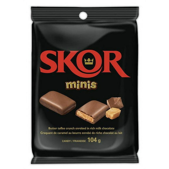 SKOR Minis Butter Toffee Chocolate Bars - 104g (3.66oz)
