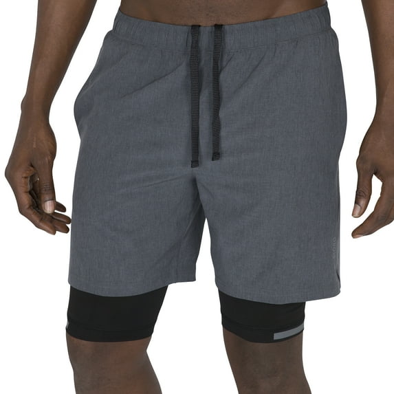 Skora Mens Shorts Running Athletic Gym 2-1 Lined and Unlined Shorts 5" 7" and 9" Inseams